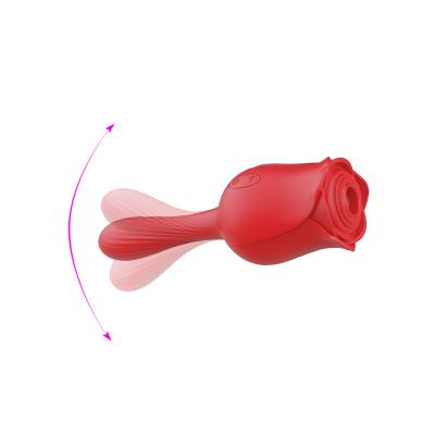 China Vibraion factory hot sale silicone wireless sucking and 7 frequencies sucking vibratoin massager for women for sale