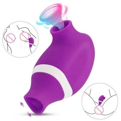 China 7-speed Sucking And Licking Function Factory Wholesale Female Clitoral Suck Vibration For Women With Intense Suction 7 Silicone Clit Sucking Vibrator for sale