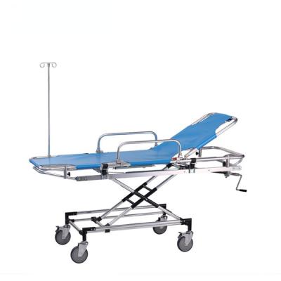 China Metal Aluminum Alloy Emergency Trolley Emergency Vehicle Stretcher for sale