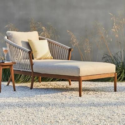 China Modern Outdoor Garden Furniture Sun Sofa Beach Chair Convertible Lounge for sale