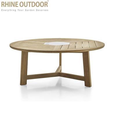 China Modern Good Quality Cost Effective Outdoor Dining Table High Teak Rhinestone Wood Table For Outdoor for sale