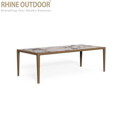 China RHINE OUTDOOR modern good quality cost effective outdoor dining table high table for outdoor for sale