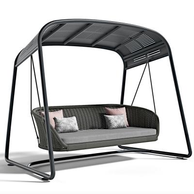 China Modern Outdoor Hanging Chair Furniture Patio Swings Patio Garden Rope Swing for sale