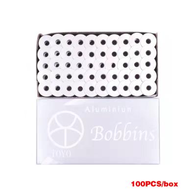 China Industrial Aluminum Sewing Machine Bobbins Flat Car Embroidery Machine Bobbins Alumina Bobbins Trim SEWING MACHINE BOBBINS for sale