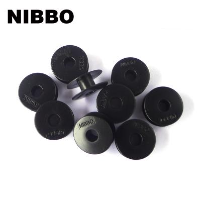 China Industrial SEWING MACHINE BOBBINS NIBBO Brand Dupont Lockstitch Sewing Machine Plastic Automated Embroidery Machine Bobbins for sale