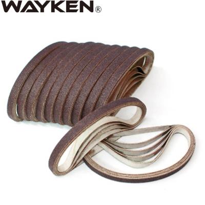 China Taiwan WAYKEN High End Slitter Fabric Slitter Fine Grits Medium Grits ABRASIVE BELTS Medium Fine 181c2-2 Grits / 181C2-5 Grits for sale