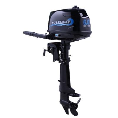 China Yadao 2 Stroke 6hp Motorboat Motor Boat Short Shaft T6 Outboard Motor for sale