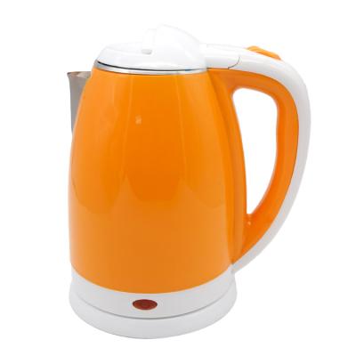 China Hot Selling 360 Degree Rotation Base Plastic Electric Kettle 1.5L Auto Shut-off Water Heater Colorful Kettle With Indicator Light for sale