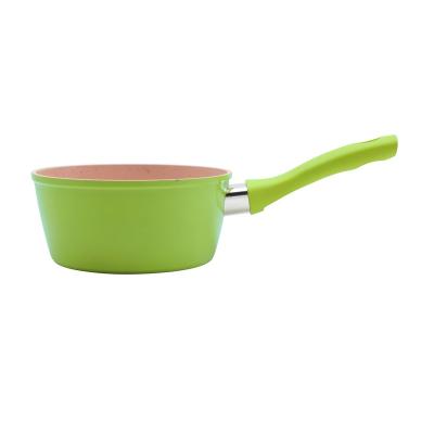 China Contemporary Mini Induction Soup and Stock Pots 12/14/16 cm Marble Coating Pan Non Stick Kitchen Cookware for sale