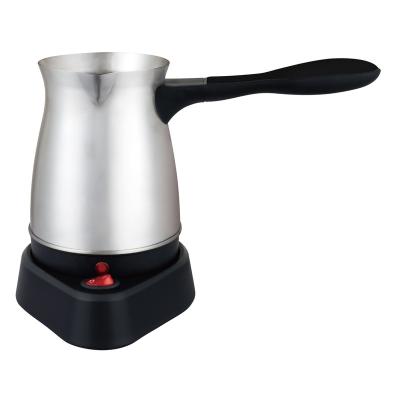 China Hotel Hot Sale 500ml Stainless Steel Turkish Coffee Maker Electric Pot 360 Degree Rotation Base Portable Milk Warmer for sale