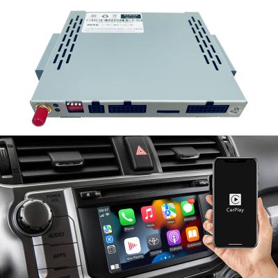 China North America/Europe/Asia Apple Carplay Android wireless auto set top box for TOYOTA 4Runner 2014-2020 support mirroring navigation reverse camera car for sale