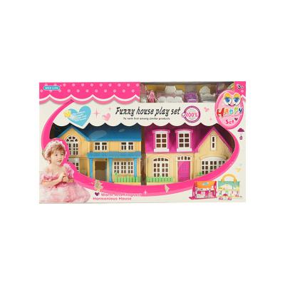 China 2020 New Design Girls House Mini Doll House Plastic Kids Kits Best DIY Dolls House for sale