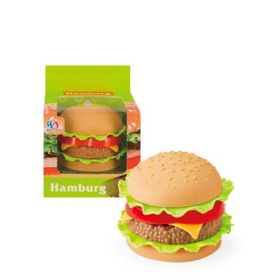 China Pretend Plastic Play Plastic Burger For Kids , Simulated Burger Food Play Set for sale