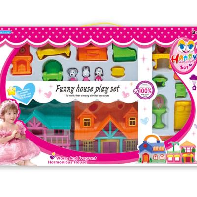 China Girls House Hot Girls Mini Doll House Kits Plastic Kids Best Design DIY Dolls House for sale