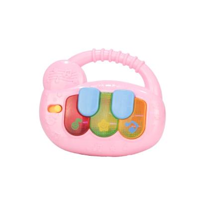 China Musical Toy Plastic Baby Piano Rattle with light and sound, baby age 6M+ rattles for sale