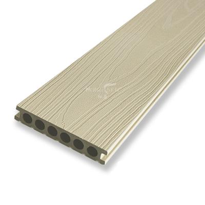 China Maple Color Wood Fiber And Polyethylene Co Extrusion WPC Outdoor Decking for sale