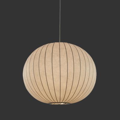 China Popular Chinese Lantern Silk Ball Shade Lamp Chandelier Pendant Light for Restaurant Hotel Silk lamp Bubble lamp for sale