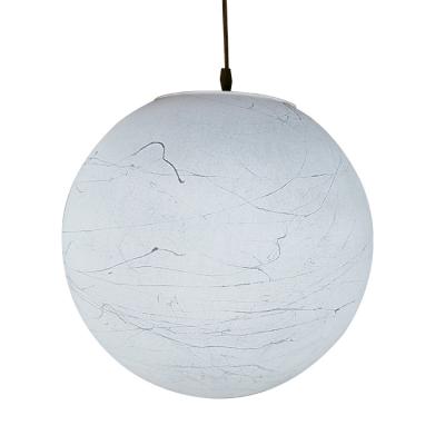 China Modern Art Lunar Moon Hanging Light Restaurant Decoration Planet 3D Round Moon Pendant Lamp for sale