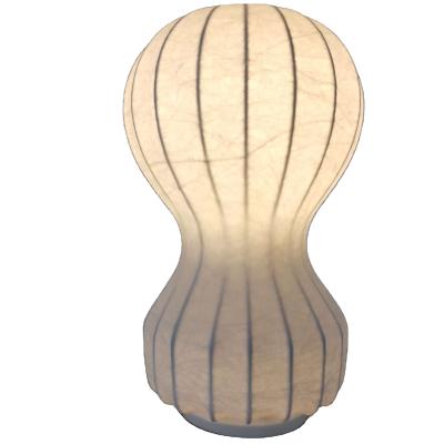 China Factory Direct Bedside Light Creative Chinese Fashion Style Bedroom Bedside Silk Material Table Lamp Silk lamp Bubble lamp for sale