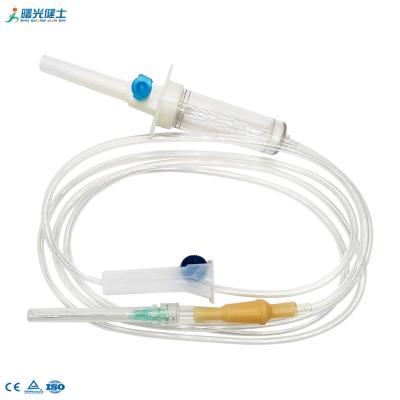 중국 Medical Disposable Infusion Set 20 Drops  Transparent Y-Type Connector Sterile 판매용