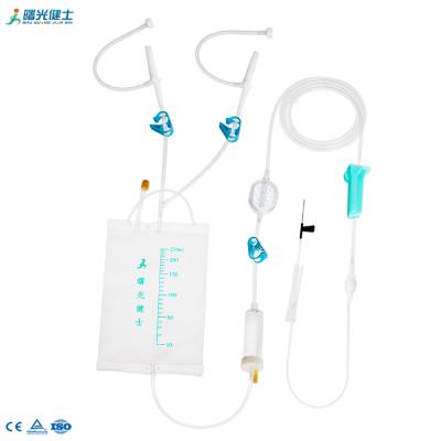 중국 Medical Transparent Disposable Infusion Set PVC Sterile Needle Accept OEM 판매용