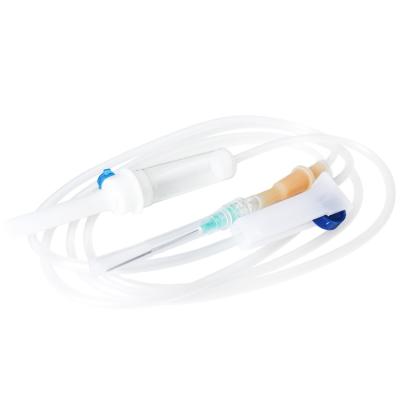 Chine Medical Products Serum Infusion Set Disposable Iv Infusion Set With Drip Champer à vendre