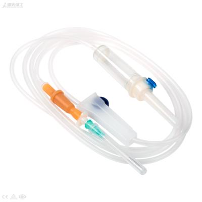 중국 Disposable Infusion Set Luer Lock Y-type Without Infusion Set With 1 Y Site Without Needle 20 Drops Infusion Set 판매용