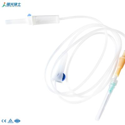 China 150ml Buret Disposable Infusion Set Transparent Blister Packing PVC Material for sale