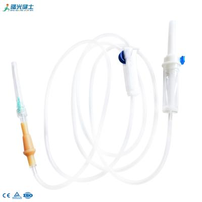 China Iv Infusion Set With 0.2 Micron Filter Winged Infusion Set Port A Cath I.v Infusion Giving Sets for sale