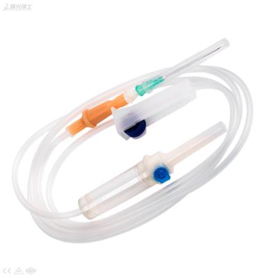 Chine Pediatric 60 Drops Ml For Syringe Infusion Set Three Way Stopcock Usa E Getta Iv Infusione Set Buretta Ce Iso à vendre