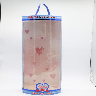 China Foldable Luxury Custom Toy Gift Box Doll Packaging Box With Clear Window for sale