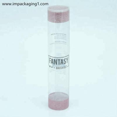 China Handmade Eco-Friendly Cylinder Clear PVC Plastic Packaging Box for sale