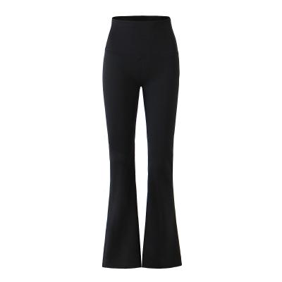 China 2022 New Cotton Summer Insist Cotton Anti-Static Spring And Thin Wiping Pants High Waist Nylon High Elastic Slim Fit Flare Pants for sale