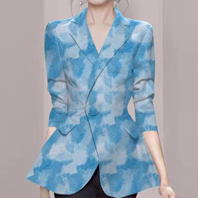 China New Women's Clothing Top Light Temperament Suit Jacket Fashionable Luxury Women Anti-shrink Small for sale