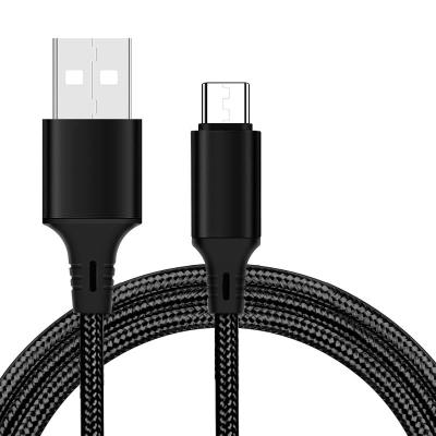 China Woven MP3/MP4 Player USB Data Cable Android Fast Charging Cable Applies to General Single Type-C Android Head USB Cable for sale