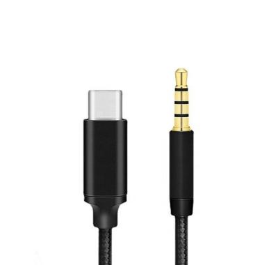 China Car customized mobile phone to AUX type. conversion audio cable car earphone cable car c to 3.5mm audio cable for sale