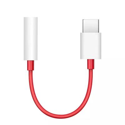 China LAPTOP applicable to 1+ type-c of 6T earphone adapter cable to 3.5mm 1+7pro audio adapter for sale