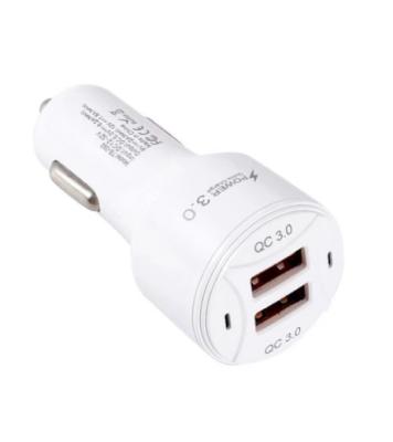 China 5V3A Mobile Phone Mini Fast Car Charger USB Twin Multifunction Car Charger 3.0 USB 3.0 Dual Dual In Car Charger for sale