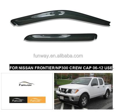 China Sports CAR DOOR SUN VISOR HOOD DEFLECTOR FOR FRONTIER USE / NP300 06-12 for sale