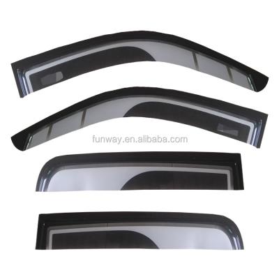 China Sports TWO COLORS CAR DOOR SUN VISOR HOOD DEFLECTOR FOR ISUZU MU-X ALTERRA USE 2014 for sale