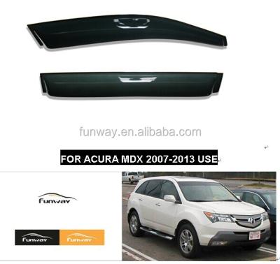 China Original/Mugen/Chrome Lining in chanal CAR DOOR SUN VISOR HOOD DEFLECTOR FOR ACURA MDX 2007-2013 USE for sale