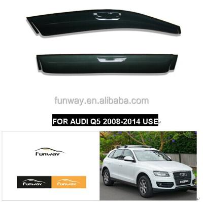 China Original/Mugen/Chrome Lining in chanal CAR DOOR SUN VISOR HOOD DEFLECTOR FOR AUDI Q5 2008-2014 USE for sale