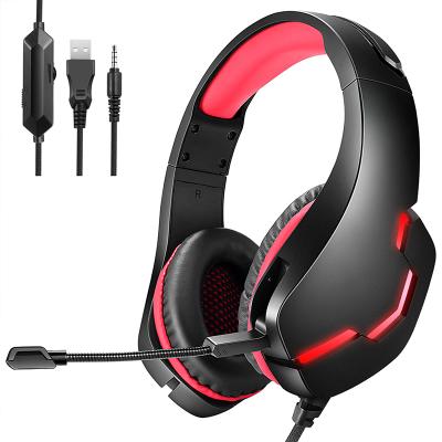 China Earphone Edge - Noise Wired Gaming Headset Headphones Headsets For Xbox One Ps4 Tablet PC With Microphone Headphones for sale