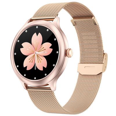 China 2021 Touch Screen Dk19 Sport Smart Watch I/O Heart Rate Blood Pressure Monitor Smart Round Band For Android With Play for sale