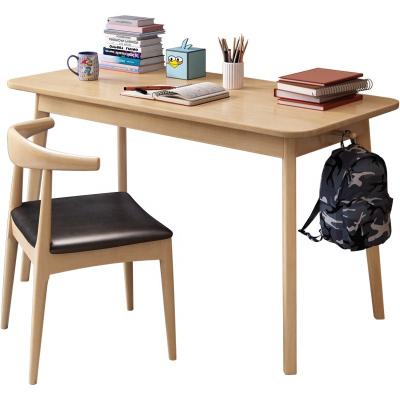 China EUROPEAN modern simple small household solid wood children's table and chairs for children's study desk study primary and secondary table for sale