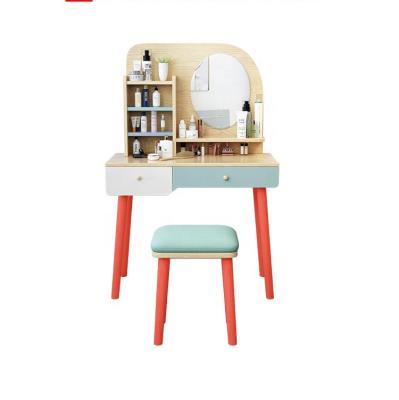 China Hot Nordic modern contracted luxury fashionable love home ins window bedroom furniture makeup dressing table small dressers with mirror for sale