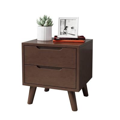 China Stable High Quality American Style Modern Solid Wood Night Stand Wooden Bedside Table For Bedroom Nightstands With Drawer for sale