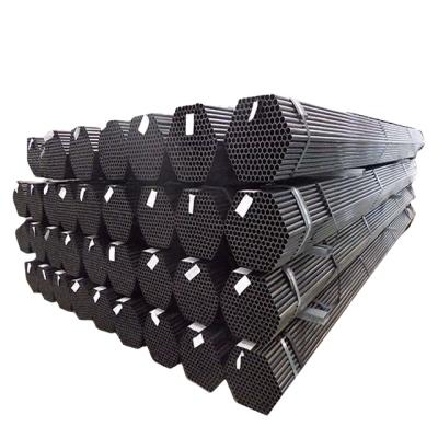 China Structure pipe black round black carbon steel pipe black annealed welded steel pipe for sale