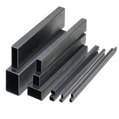 China High quality structure pipe black square and rectangular steel pipes and black square pipe profile/steel shaped tubes pipe for sale