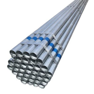 China Structure Pipe Wholesale China Round Hollow Hot Dipped Galvanized Steel Pipes for sale